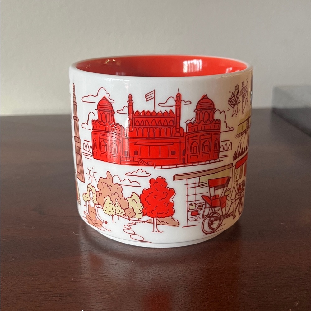 Starbucks 14oz Been There series coffee mug Delhi, India like new - Picture 2 of 5